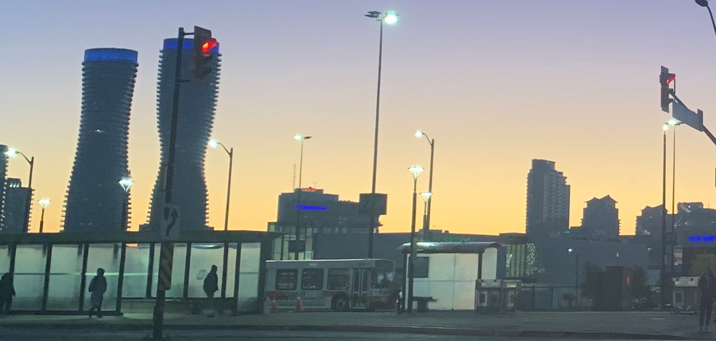 Mississauga Square One bus stop